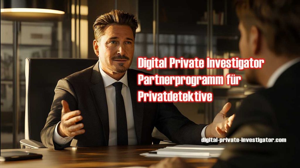 Partnerprogramm für Privatdetektive Digital Private Investigator