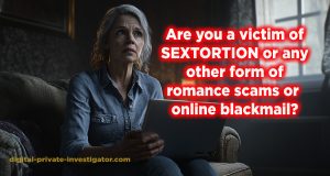 Digital Private Investigator Sextortion