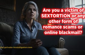 Digital Private Investigator Sextortion